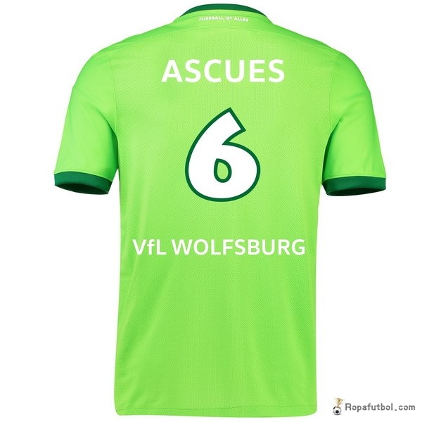 Camiseta VfL Wolfsburgo Replica Primera Ropa Ascues 2016/17 Verde